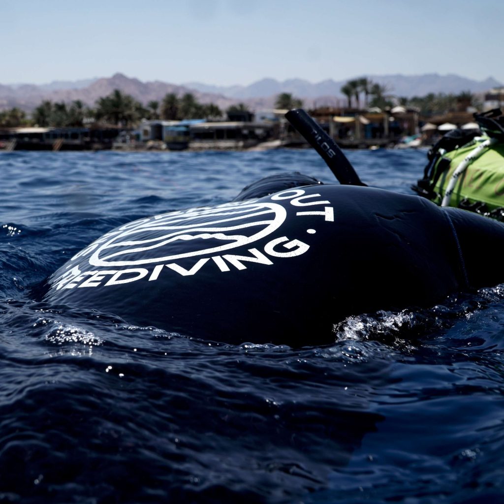 End of a freediving session in Light House bay, Dahab