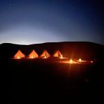 Ras Mohammed national park by night, in Egypt.