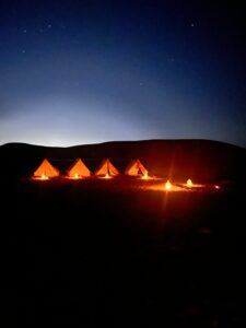 Ras Mohammed national park by night, in Egypt.